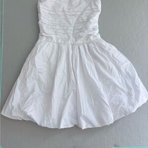 Hollister Strapless White Dress
